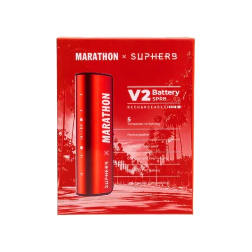 MARATHON x Supherb V2 Battery red